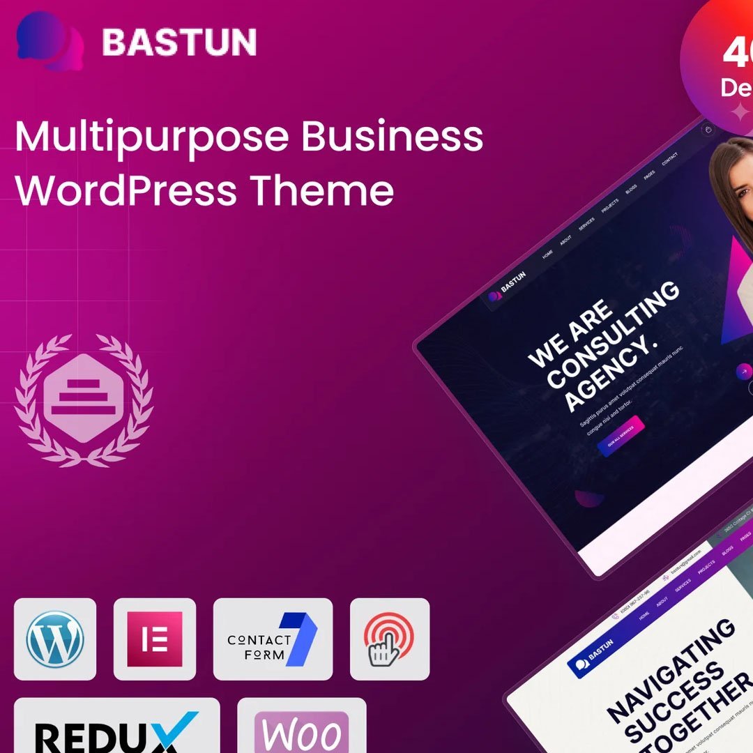 Bastun - Multipurpose Business WordPress Theme