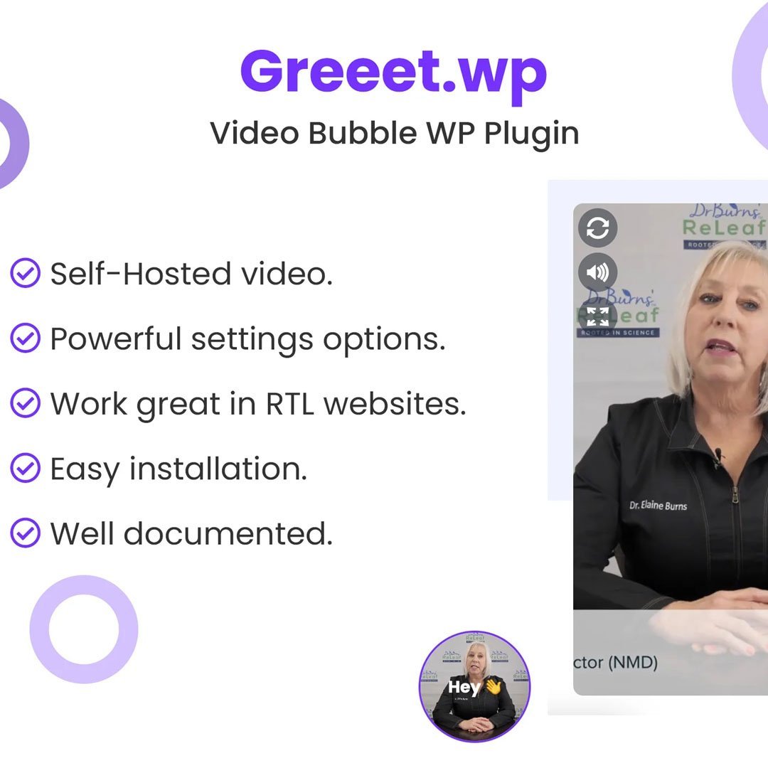 Greet – Video Bubble WordPress Plugin – DigitalBari