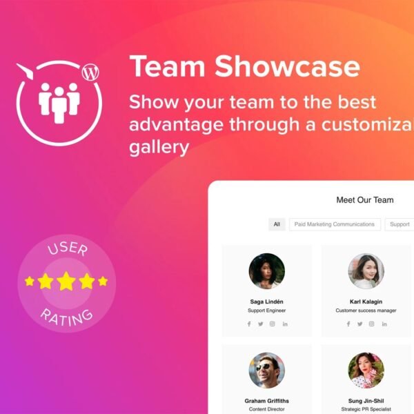 WordPress Team Showcase Plugin – DigitalBari