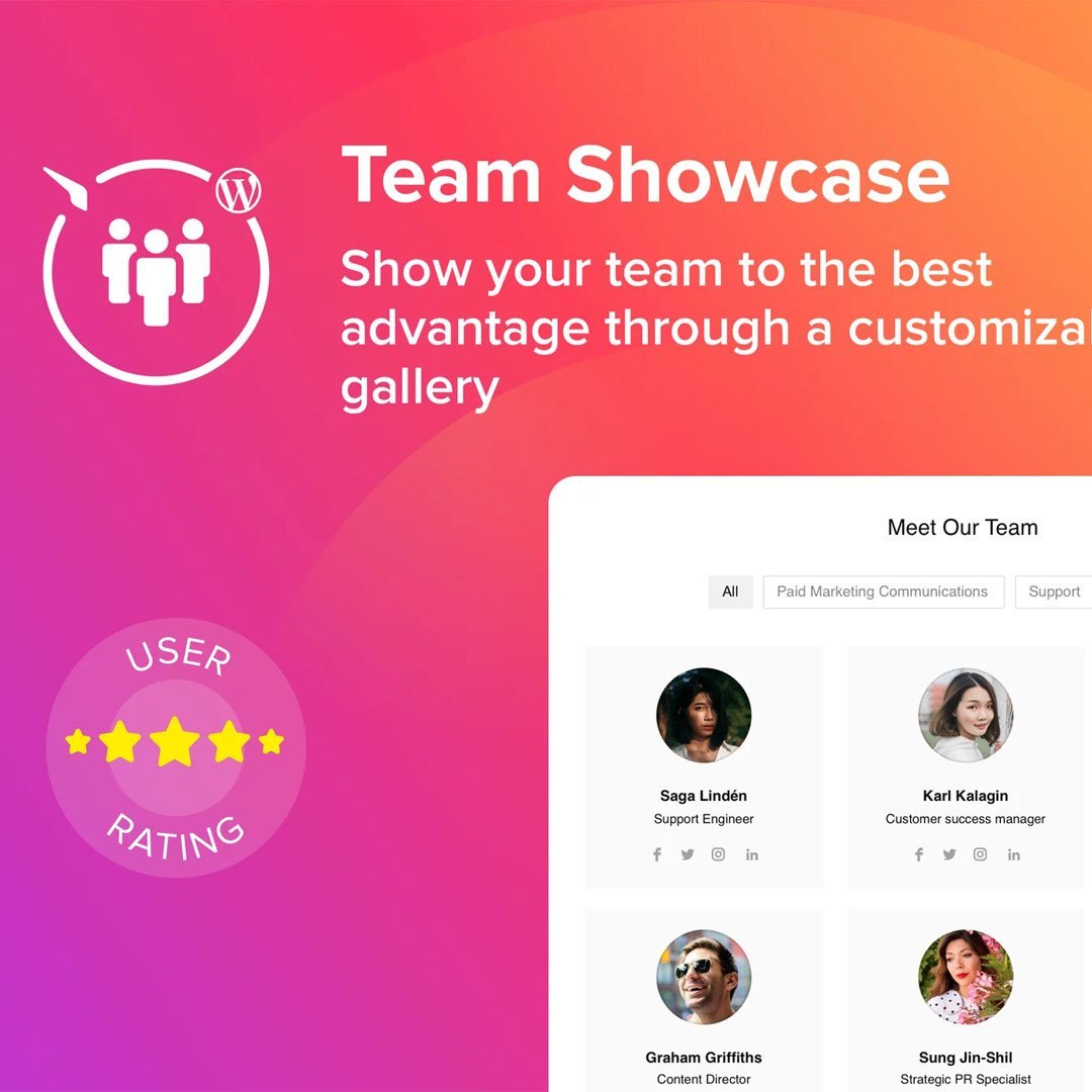 Website Container Showcase Plugin WordPress Team Showcase Plugin – DigitalBari